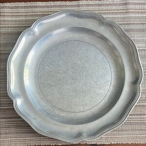 Stede Vintage  Pewter Plate